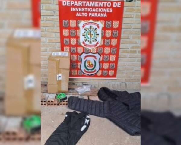 Robo de carga de celulares: allanan vivienda e incautan varias evidencias - ABC en el Este - ABC Color