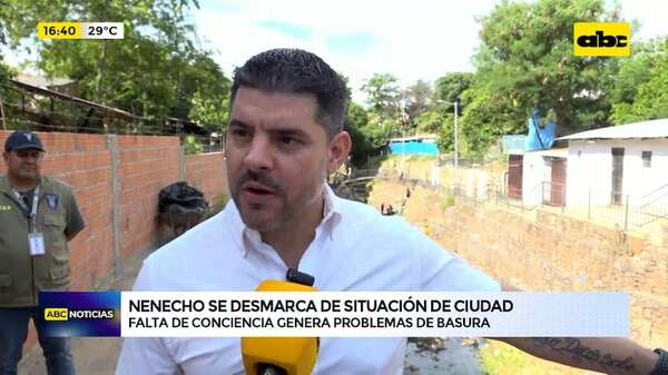 Video: Nenecho se desentiende de la calamitosa situación de la ciudad y culpa a “inconsciencia” de la gente - ABC Noticias - ABC Color