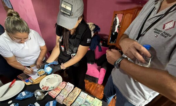 Fiscal antidrogas encabezó allanamientos en Ypané: dos detenidos y varias evidencias incautadas