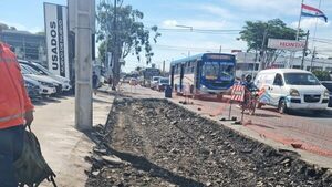 Eusebio Ayala: temporalmente, eliminan giro a la izquierda frente a la SND - trece