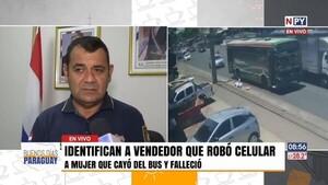 Identifican a vendedor ambulante implicado en la muerte la mujer que cayó del bus