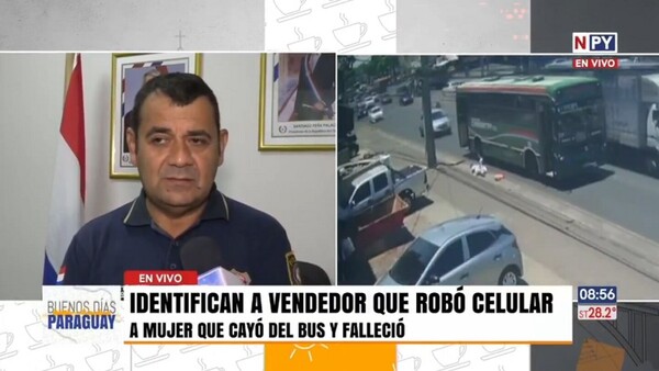 Identifican a vendedor ambulante implicado en la muerte la mujer que cayó del bus