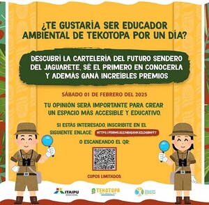 Itaipú invita a participar de actividad conmemorativa por el Día de la Educación Ambiental | DIARIO PRIMERA PLANA