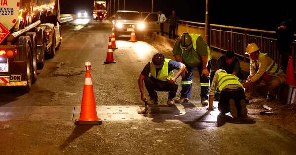 La Nación / Avanza reparación del puente Remanso y la obra concluiría antes del plazo fijado por el MOPC