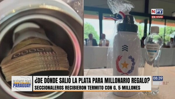 Generoso regalo de fin de año a seccionaleros en Mburuvicha Róga