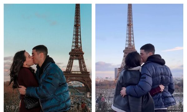 (VIDEO)Miguel Almirón a los besos en la romántica ciudad de Paris