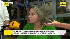 Senadora, molesta por dictamen, lamenta poco interés en caso Pecci - ABC Noticias - ABC Color