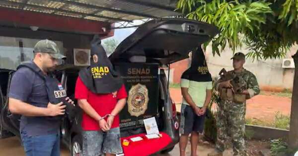 La Nación / Detienen a dos hombres que transportaban droga desde Lambaré a Guayaibí