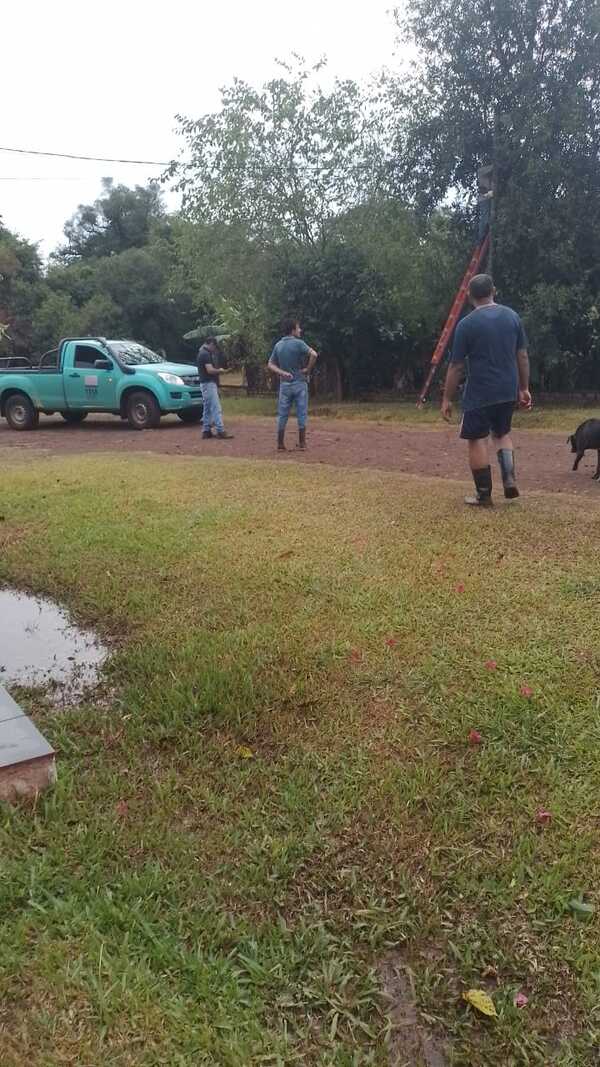 Tormenta causa daños en viviendas de Encarnación y alrededores
