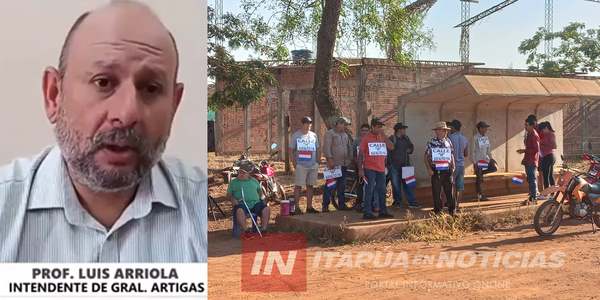 INTENDENTE DE GRAL. ARTIGAS RECLAMA AL MOPC POR FALTA DE COMPROMISO EN OBRA VIAL CLAVE - Itapúa Noticias