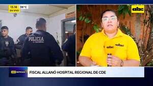 Allanan Hospital de CDE por presunta sobrefacturación en construcción de pabellón - ABC TV - ABC Color