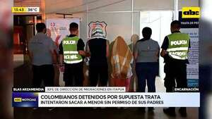 Colombianos detenidos por presunta trata: iban a salir del país con una adolescente de 17 años - ABC Noticias - ABC Color