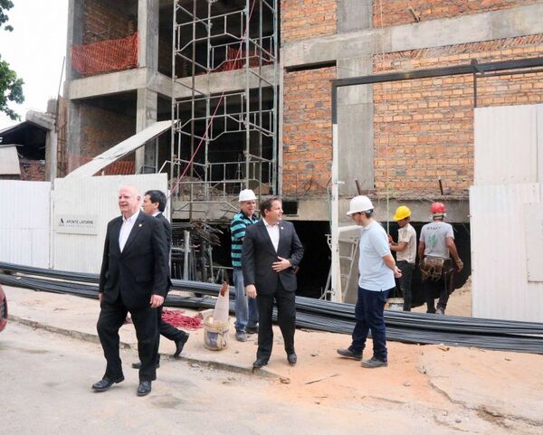 Autoridades judiciales verificaron avances en obra edilicia para reubicación de dependencias