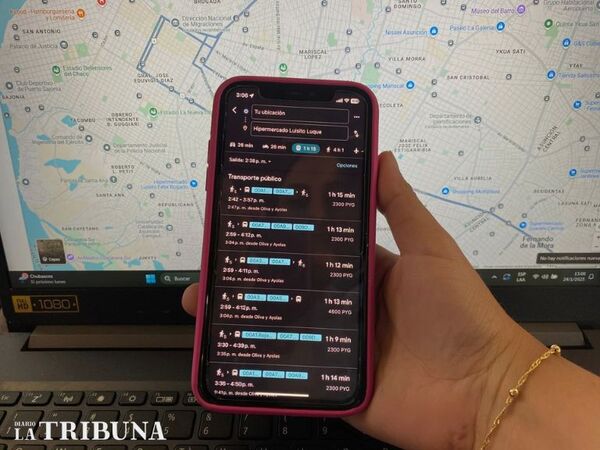 Itinerario de transporte público ya está disponible en Google Maps
