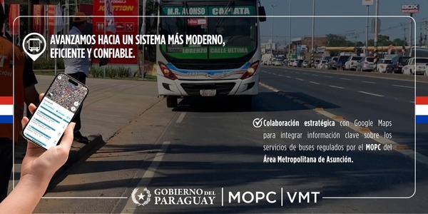 Transporte público se moderniza: Google Maps ya integra rutas de buses en Asunción - ADN Digital