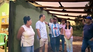 Viviendas son afectadas por repentino temporal en Santa Rosa