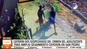 Cayeron dos sospechosos del crimen del adolescente