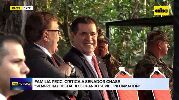 Video: familia Pecci critica a senador cartista por intentar obstaculizar pedido de información - ABC Noticias - ABC Color