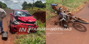MOTOCICLISTA FALLECIÓ TRAS TERRIBLE ACCIDENTE EN MAYOR OTAÑO - Itapúa Noticias