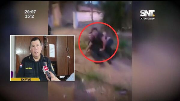 Policías responden a la denuncia de agresión - SNT
