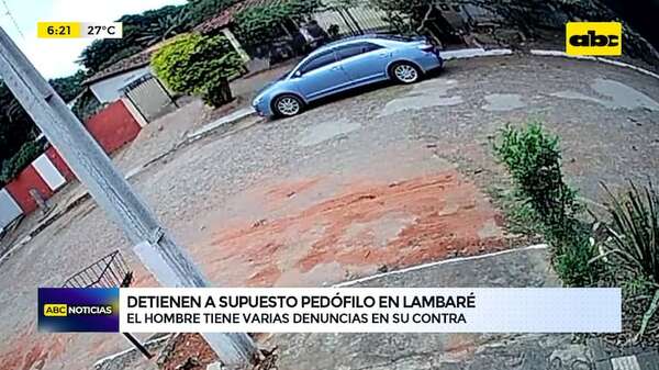 Video: Detienen a supuesto pedófilo en Lambaré - ABC Noticias - ABC Color