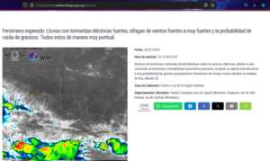La tercera, ¿la vencida? Meteorología emite nuevo boletín especial por tormentas - ADN Digital