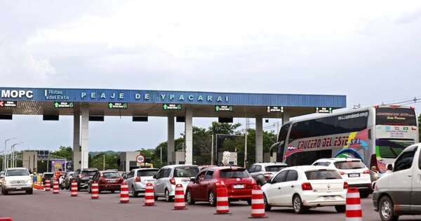 Diario HOY | Los horarios más cargados en algunos peajes, según el MOPC