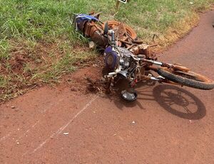 Trágico accidente de tránsito en Mayor Otaño deja un motociclista fallecido