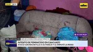 Terrible intento de feminicidio en Caaguazú: mujer perdió la mano al ser atacada con un machete - ABC Noticias - ABC Color