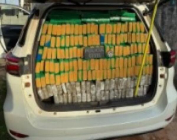 En operativo antinarcótico la Policia brasileña culminó con la incautación de 1.666,6 kilogramos de marihuana y la detención de un hombre