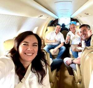 “Ya están mejor”: Santi y ministra de MOPC defienden suba de peaje pero se pasean en avión - Política - ABC Color