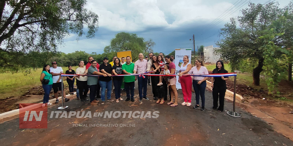 B” COSTAS DEL POTI’Y ESTRENA TRAMO EMPEDRADO GRACIAS A UNA IMPORTANTE INVERSIÓN MUNICIPAL - Itapúa Noticias