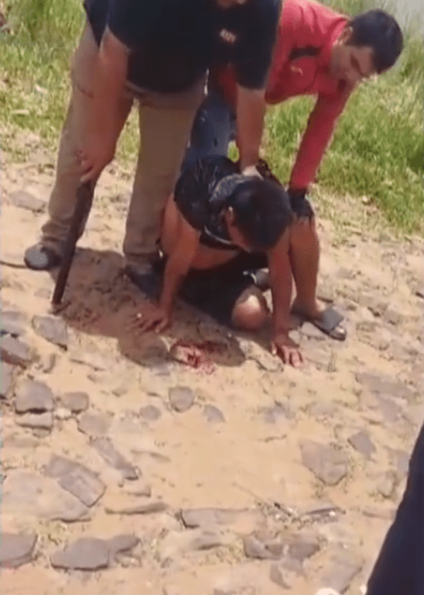 Vecinos reducen a presunto delincuente tras violento asalto en Luque