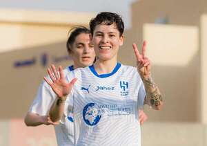 Jessica, de romance con los goles en Arabia Saudí - Fútbol Internacional - ABC Color