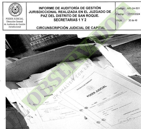 De 300 expedientes auditados, se constató que 250 los actuarios no remitieron a Estadística