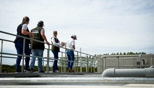 Mades fiscalizó planta de tratamiento del futuro hospital de Coronel Oviedo - .::Agencia IP::.
