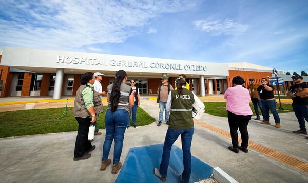 Control ambiental: MADES verifica planta de efluentes del Hospital General de Coronel Oviedo