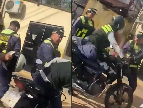 Video: Detienen a agente de la PMT que agredió a trabajador de Bolt - ADN Digital