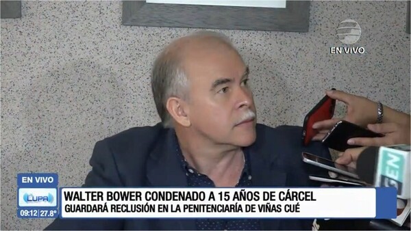 Walter Bower condenado a 15 años de cárcel por torturas durante el intento de golpe del 2000