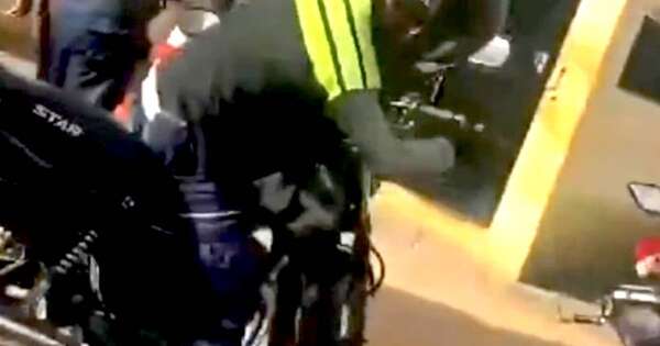 La Nación / PMT, detenido tras agredir a conductor de plataformas