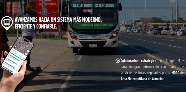 Inició fase piloto de itinerarios de transporte público en plataformas digitales