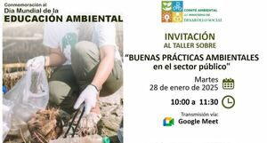 Organizan Taller de Buenas Prácticas Ambientales en el Sector Público