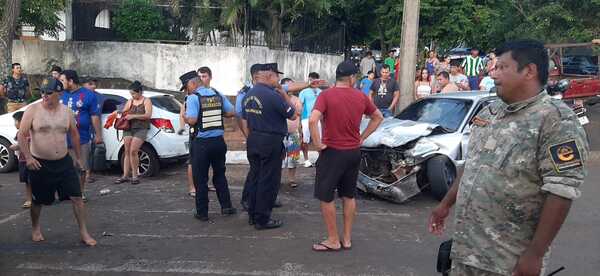 MÚLTIPLE COLISIÓN DEJÓ VARIOS HERIDOS EN ENCARNACIÓN - Itapúa Noticias