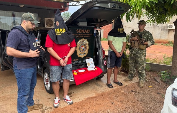 Capturan a distribuidores mayoristas de cocaína en la vía pública