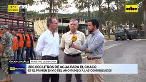 Cruda sequía: envío de agua va rumbo a comunidades indígenas del Chaco - ABC Noticias - ABC Color