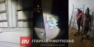 INTENTARON HURTAR EN UNA ESCUELA Y TERMINARON PRESOS  - Itapúa Noticias