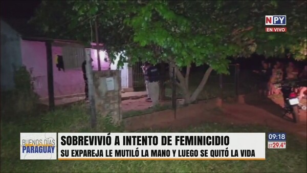 Mujer sobrevive a terrible intento de feminicidio en Caaguazú