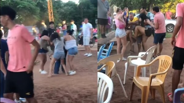 Aficionadas se reventaron a golpes en el tercer tiempo