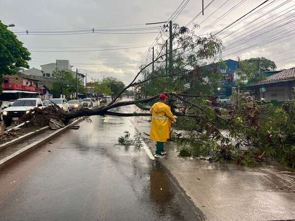 Lunes con tormentas en Asunción y en estos 7 departamentos - Clima - ABC Color