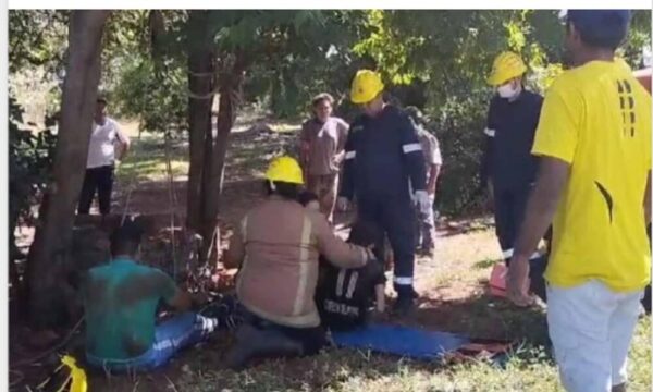 Doña cayó a un pozo de 30 metros de profundidad y fue rescatada sin ningún rasguño